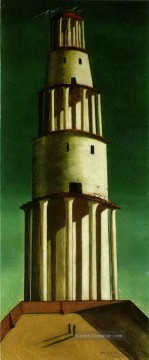  realismus werke - Der große Turm 1913 Giorgio de Chirico Metaphysical Surrealismus